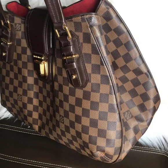 Luxury Alert! Louis Vuitton Damier Ebene Griet GM - Collectors Item - Picture 14 of 16